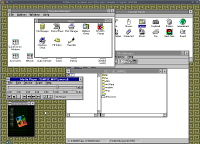 Windows 3.11 v DOSBoxu